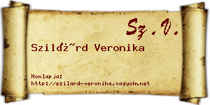 Szilárd Veronika névjegykártya