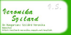 veronika szilard business card