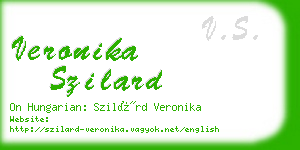 veronika szilard business card
